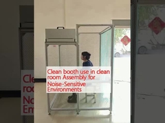 청정실에서 청정실 사용 소음 민감한 환경을 위한 조립