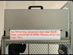 최고 성능의 진열제 강철 청정 부스 소음 수준≤65dB 99.999% 효율 0.3 Um Hepa 필터