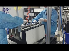 진열제철 프레임 V 뱅크 HEPA 필터, 0.3um HEPA 플레이트 공기 필터 H13