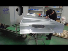 산업용 4x4 FFU 팬 필터 유닛 라미나 공기 흐름 후드 캐비닛 H14 그룹 제어