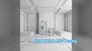 H14 HEPA FFU 청정 공기 솔루션