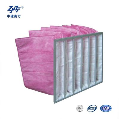 의약품 병원 공기 주머니 필터 가방 1um HVAC 환기 시스템