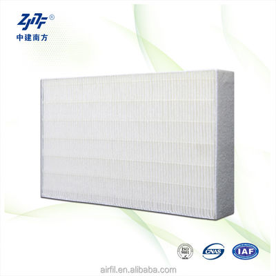 HVAC 시스템 HEPA 교체 유리섬유 물질 공기 정화기 필터 요소 최대 습도 ≤100%HR