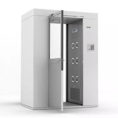 새로운 모터 에너지 절약 청정실 공기 샤워기 LED 디스플레이 SUS304 스테인리스 스틸 380V / 50HZ 전력