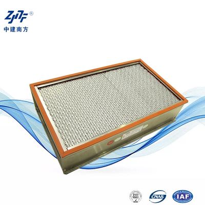 스테인레스 스틸 산업용 HEPA 필터 HVAC용 고온 저항성