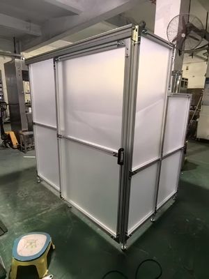 양압 클린룸 부스 유지보수, 투명 인클로저, 짧은 설치 주기