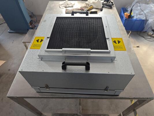 quality H14 HEPA 라미나 플로우 FFU 팬 필터 유닛 스테인리스 스틸 (클린룸 공기 여과용) factory