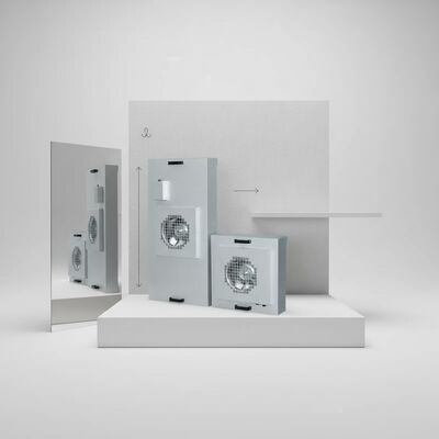 quality 클린룸용 SUS304 스테인리스 스틸 프레임 및 3단 속도 조절 기능 H14 HEPA 팬 필터 유닛 factory