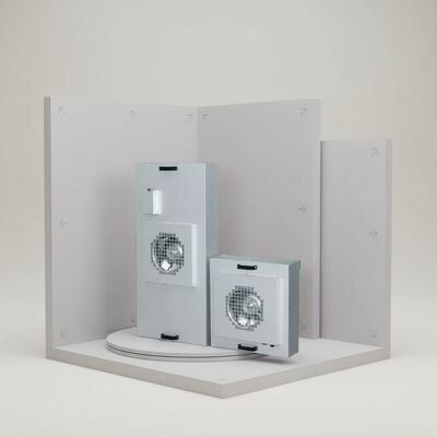 quality 클린룸용 SUS304 스테인리스 스틸 프레임 및 3단 속도 조절 기능 H14 HEPA 팬 필터 유닛 factory