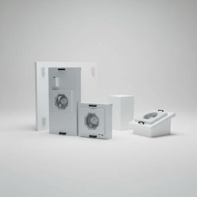 quality 클린룸용 SUS304 스테인리스 스틸 프레임 및 3단 속도 조절 기능 H14 HEPA 팬 필터 유닛 factory